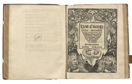 500 Jahre Buchdruck: Druck von Predigten des Zwickauer Pfarrers Kaspar Güttel durch Johann Schönsperger, Zwickau 1523