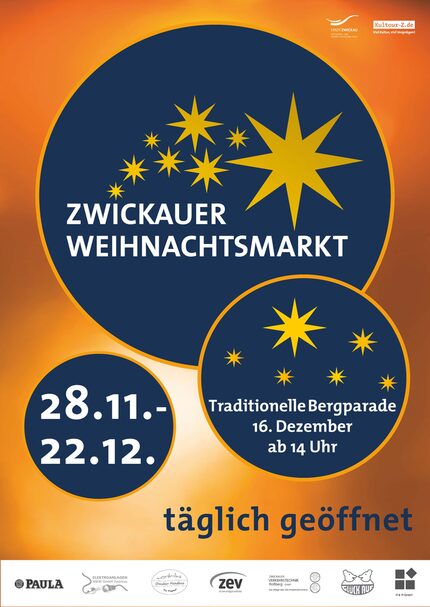 Plakat Zwickauer Weihnachtsmarkt 2023